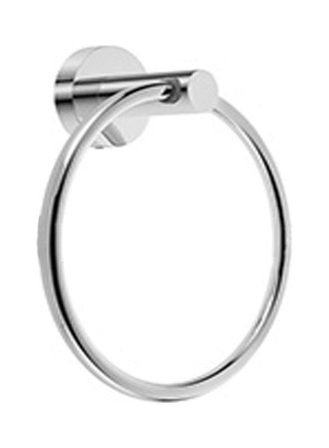 Stainless Steel Towel Ring Holder Silver  - Image 1