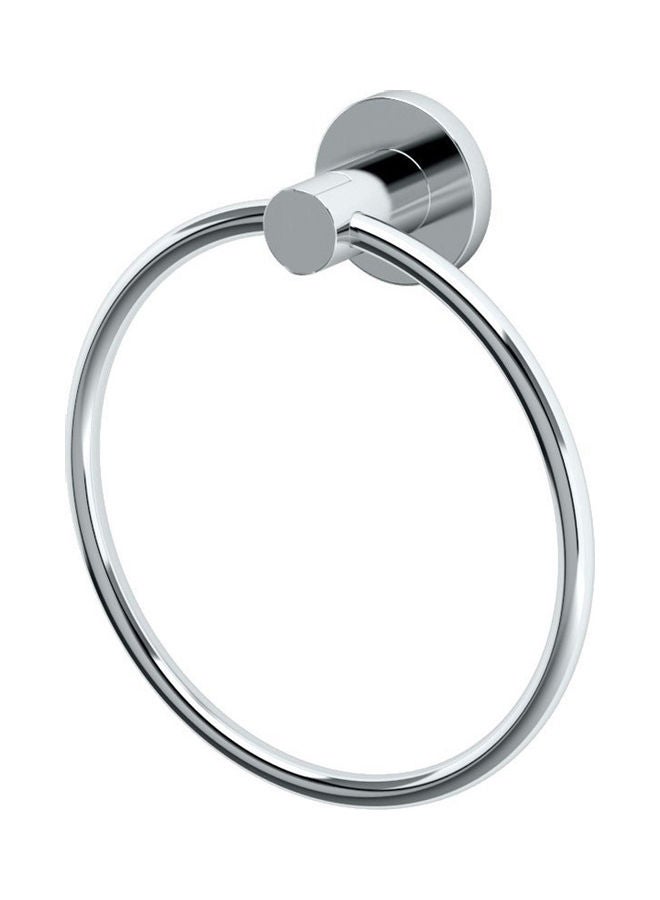 Stainless Steel Towel Ring Holder Silver  - Image 2