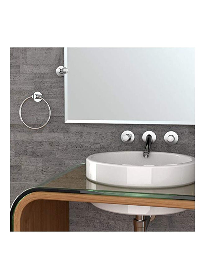 Stainless Steel Towel Ring Holder Silver  - Image 5
