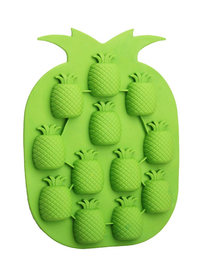 12-Grids Pineapple Shape Ice Cube Tray Multicolour 18.2 x 13.6 x 1.5cm - Image 1