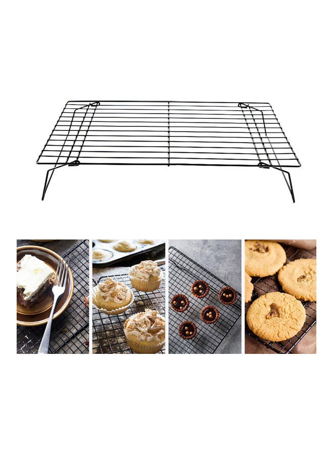 Generic - 3-Layer Non Stick Cake Cooling Rack Black - Image 1