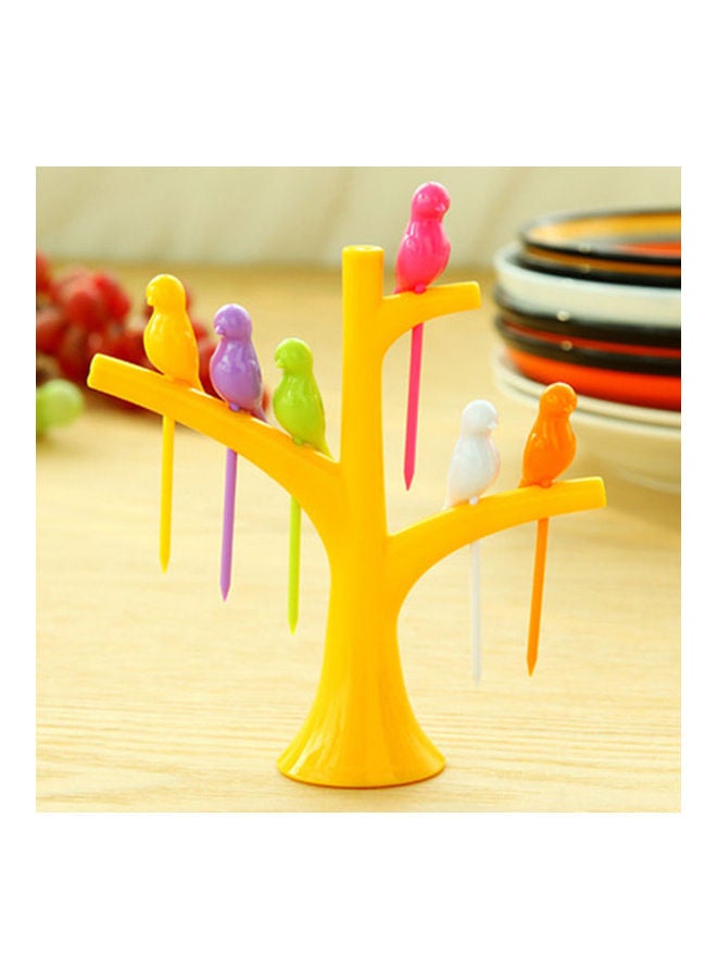 Generic - Tree Trunk Holder Rack Yellow 20 x 10 x 20cm - Image 1