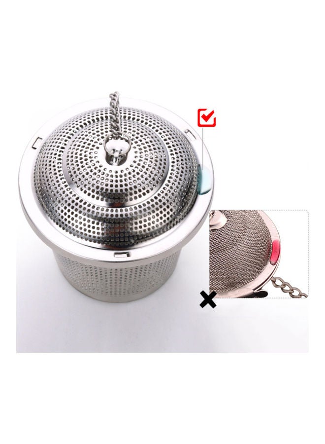 Medicinal Herbs Tea Infuser Silver - Image 5