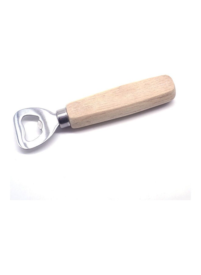 Wooden Bottle Opener Beige/Silver  - Image 3