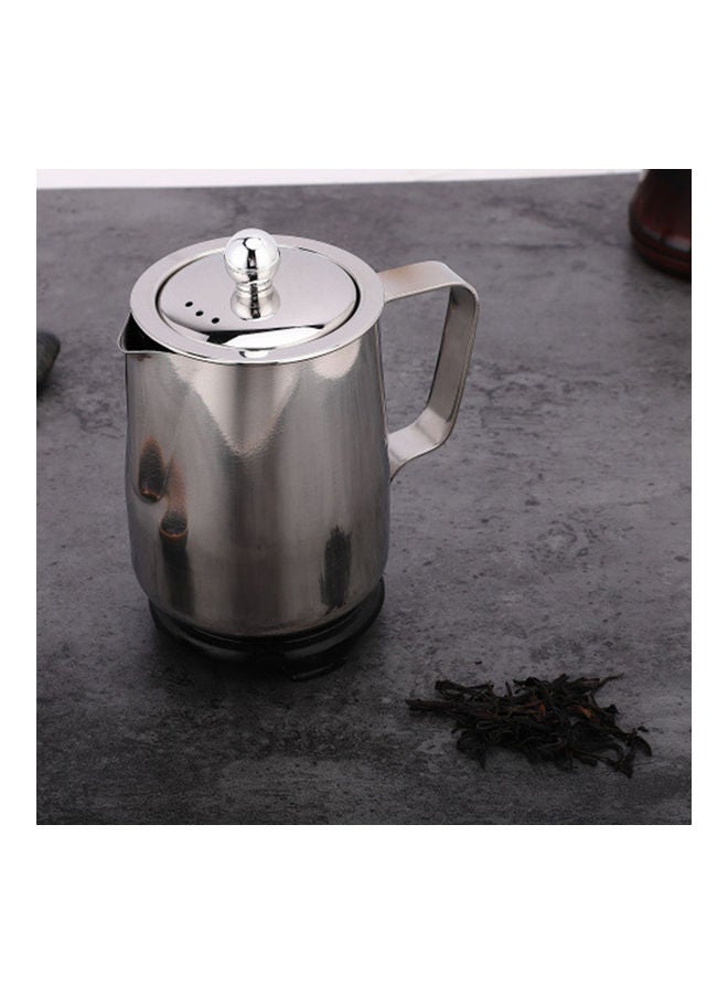 Generic - Stainless Steel Kettle With Removable Infuser Filter Silver 13.7 x 11.4 x 8.5cm - Image 1