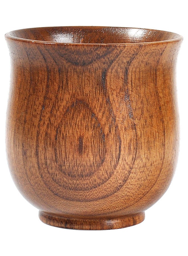 Wooden Big Belly Cup Brown - Image 1