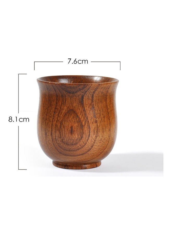 Wooden Big Belly Cup Brown - Image 3
