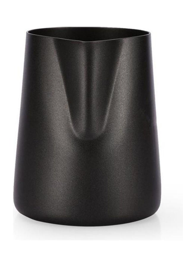 Generic Milk Frothing Pitcher Cup with Handle Black  - Image 2