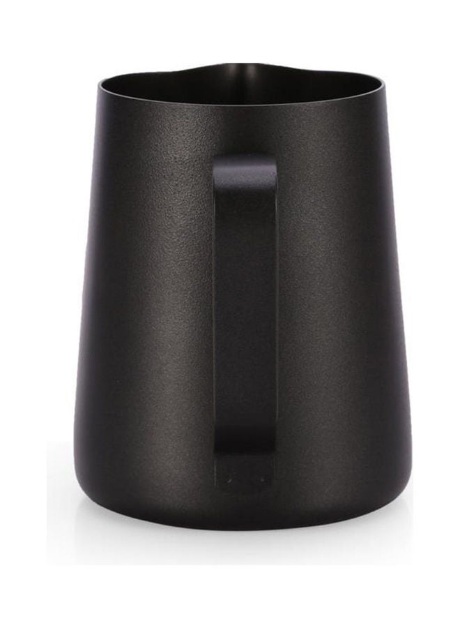 Generic Milk Frothing Pitcher Cup with Handle Black  - Image 3