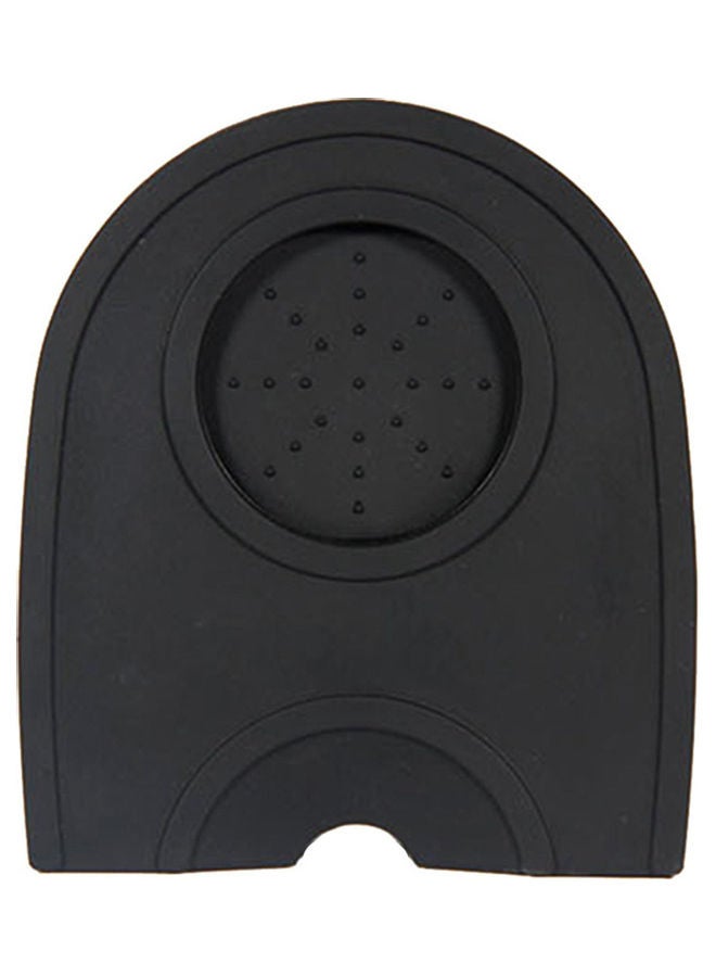 Non-Slip Flexible Tamper Mat Holder Espresso Black