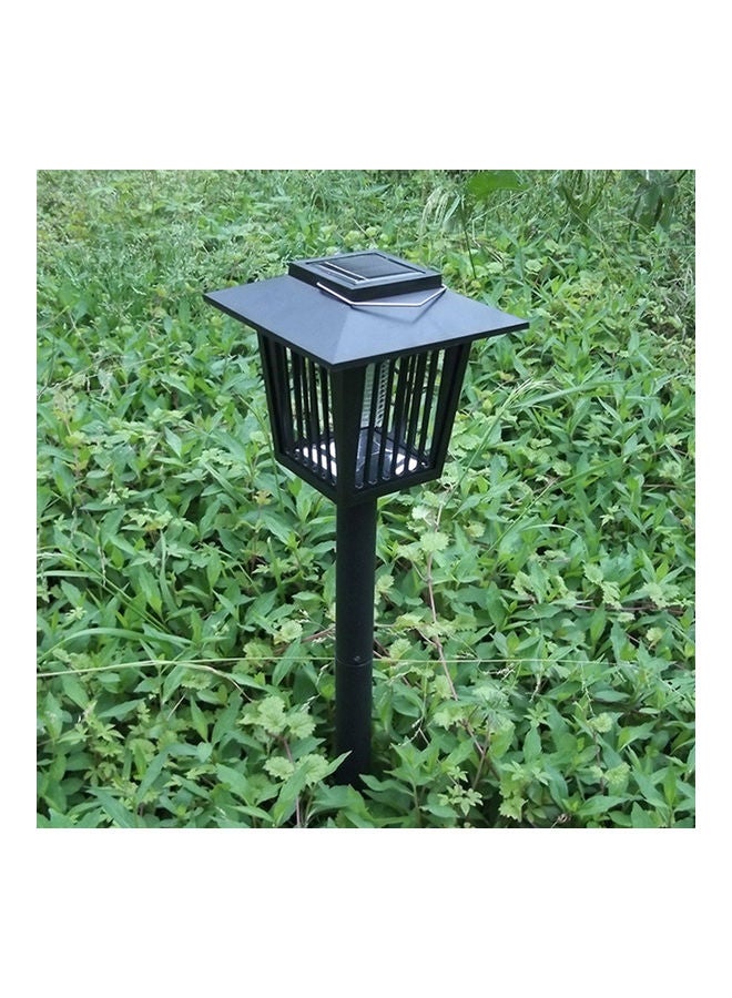 Solar Powered Outdoor Insect Mosquito Killer Bug Zapper Garden LED Lawn Light Black 20x10x20cm - Image 2