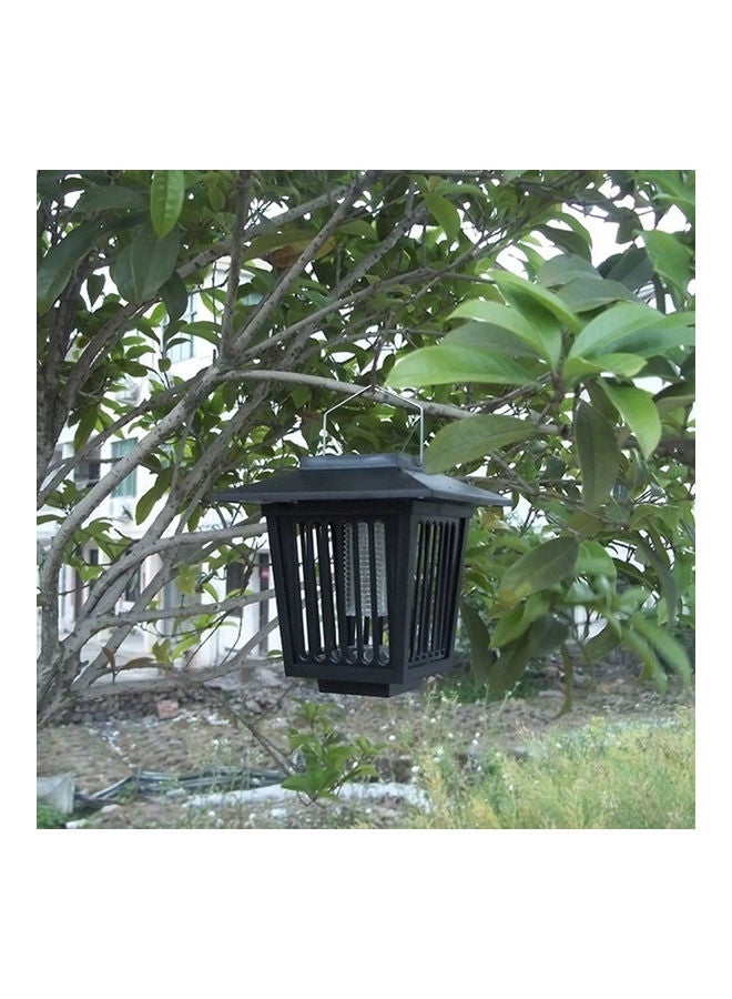 Solar Powered Outdoor Insect Mosquito Killer Bug Zapper Garden LED Lawn Light Black 20x10x20cm - Image 4