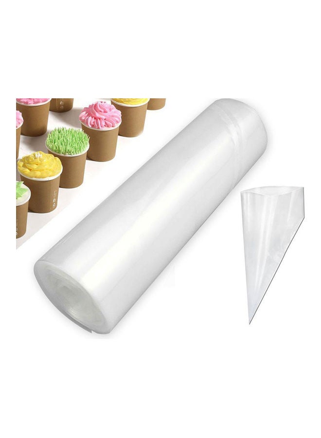 50-Piece Disposable Icing Pastry Bag White  - Image 1