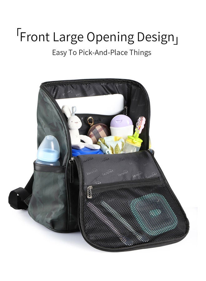 Large Capacity Mommy Backpack Brown - Image 2