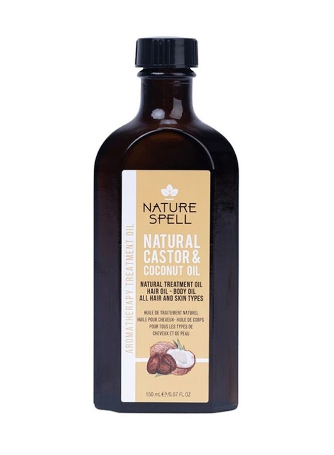 Nature Spell Natural Castor & Coconut Oil 150ml - Image 1