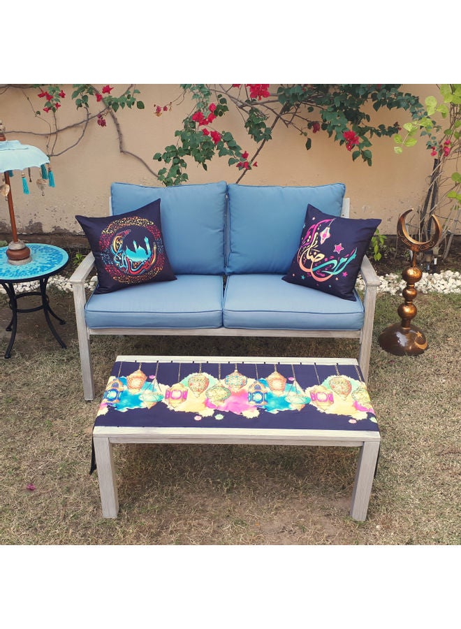 ألوان طقم أغطية وسائد رمضان كريم مقاس 40×40 سم مكون من قطعتين - طراز EE8280R2SETBA متعدد الألوان 40x40سم - Image 2