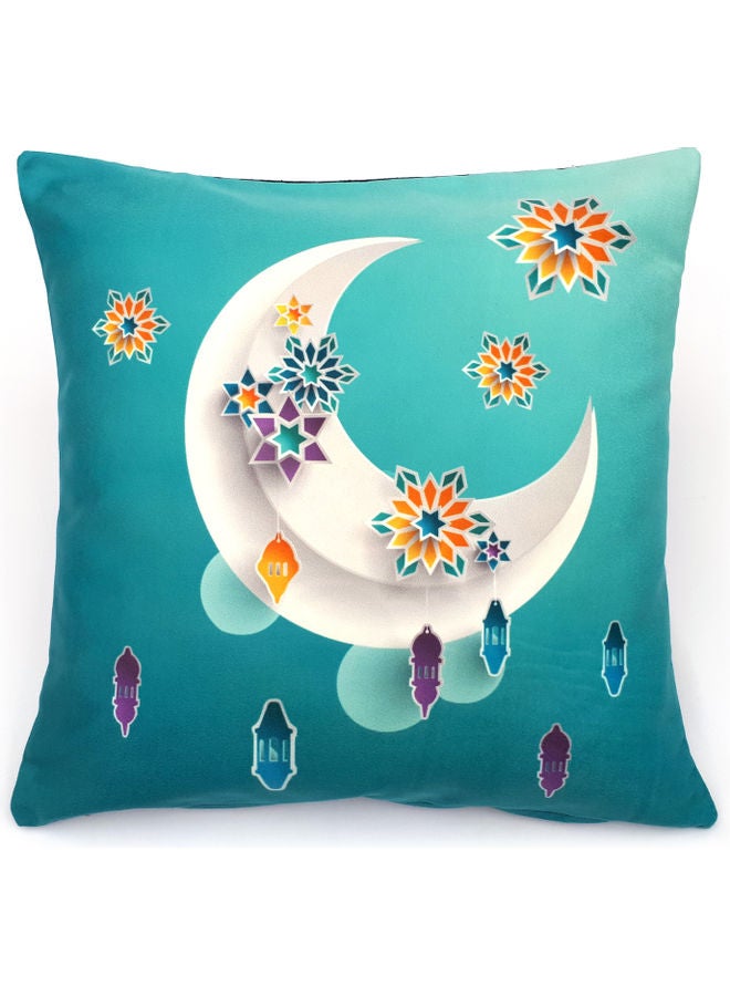 Alwan Set of 2 Ramadan Kareem Cushion Covers and 1 Runner Multicolour 40 x 40cm - Image 3