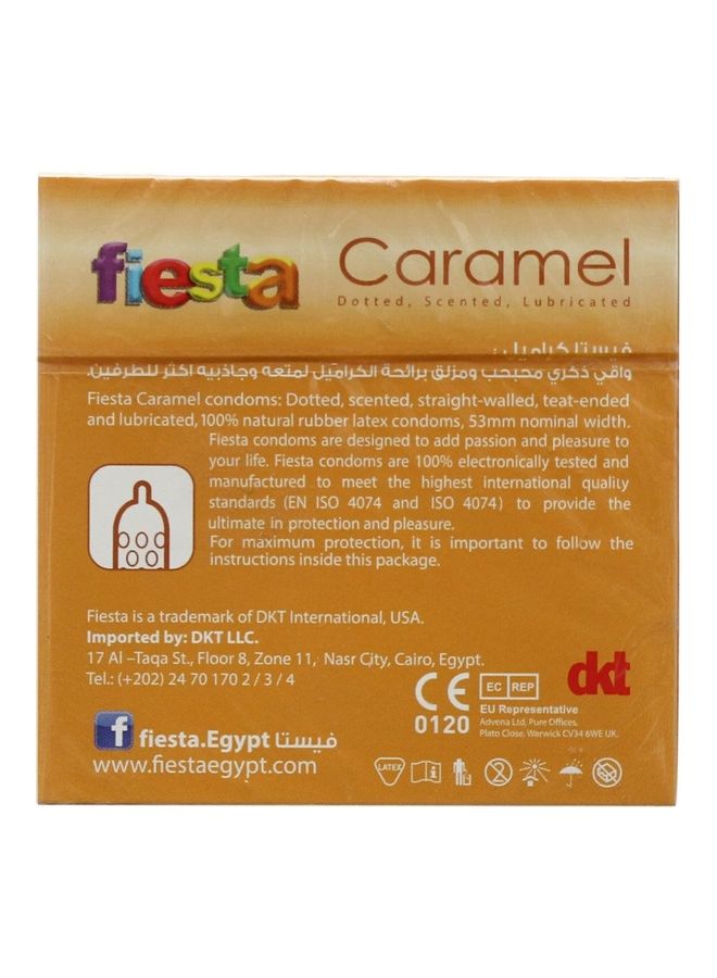FIESTA 3-Piece Caramel Condoms  - Image 2