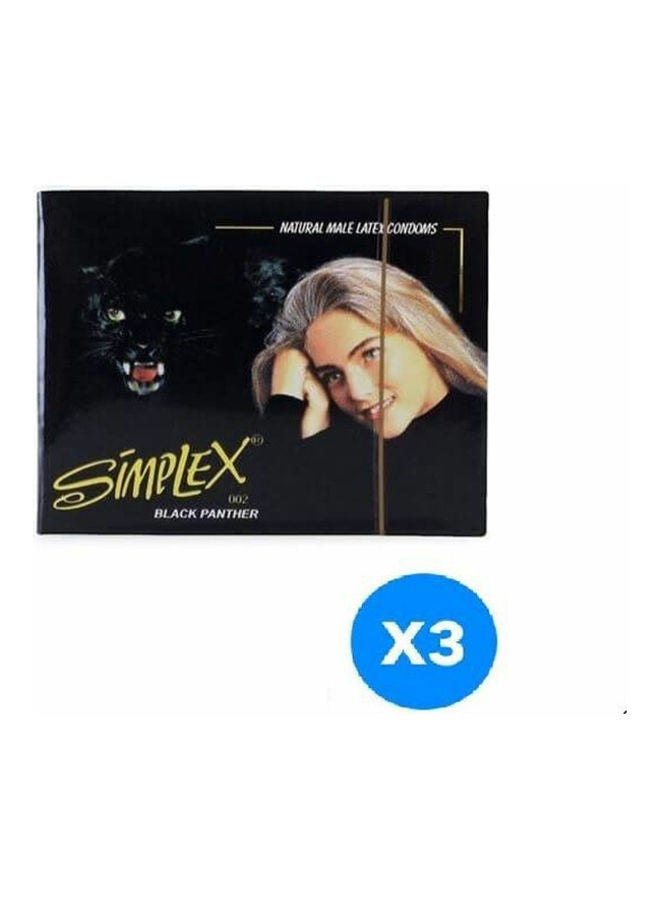 3-Piece Panther Condoms Pack Of 3