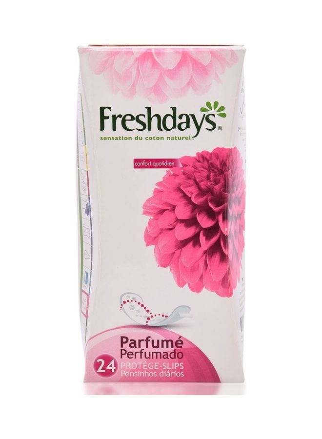 Freshdays 24-Piece Normal Scented Panty Liners White - Image 2