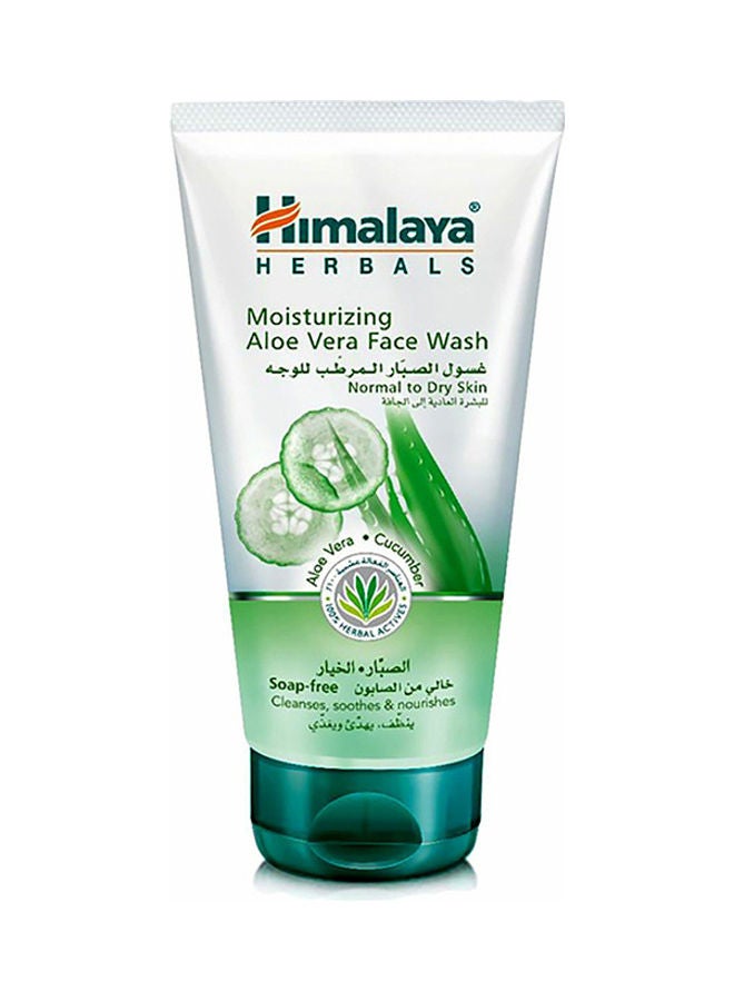 Himalaya Moisturizing Aloe Vera Face Wash white 150ml 