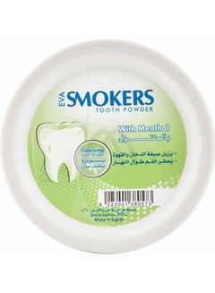 Eva Mentol Smoker Tooth Powder With Clove White 40grams 