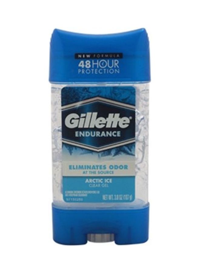 Gillette Arctic Ice Endurance Clear Gel Deodorant Stick 107grams 