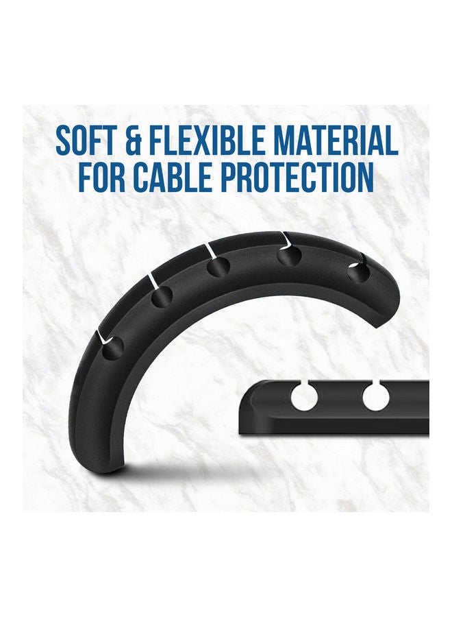 MMG Desktop  Management System Cable Organizer Black  - Image 4