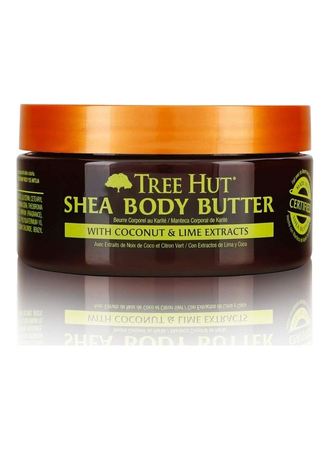 Tree Hut 24-Hour Intense Hydrating Shea Body Butter With Coconut And Lime Extracts  - Image 1