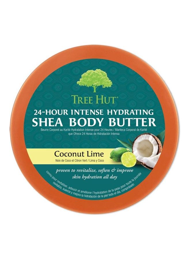 Tree Hut 24-Hour Intense Hydrating Shea Body Butter With Coconut And Lime Extracts  - Image 2