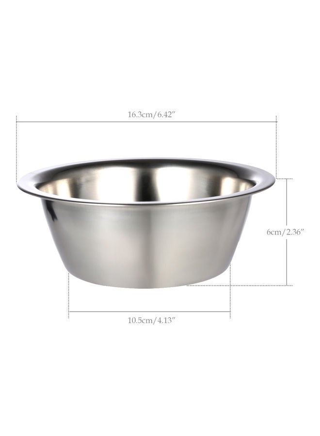 Stainless Steel Hanging Pet Cage Bowl Silver 16.3x10.5x6cm - Image 2