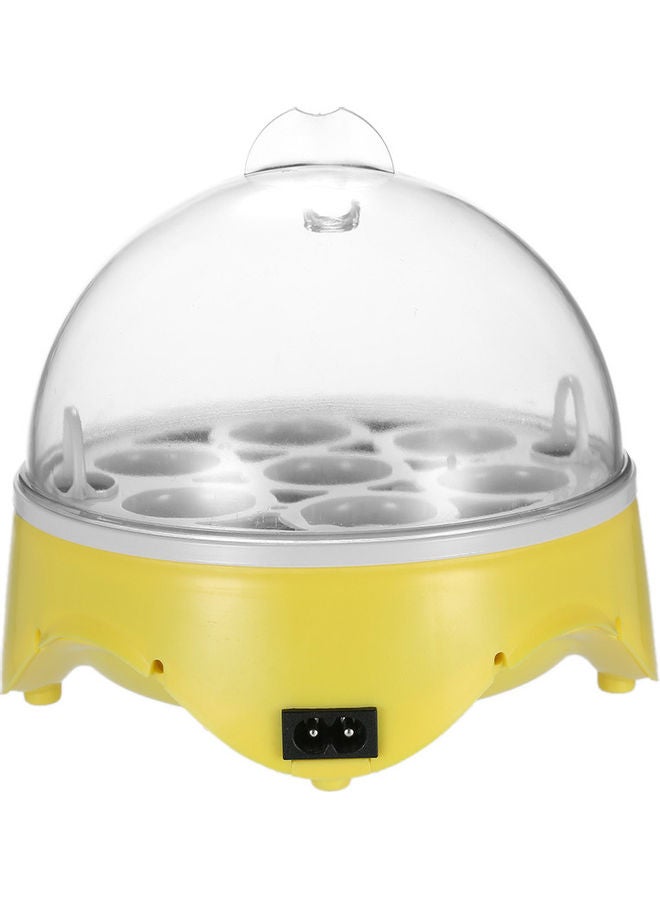 7-Eggs Automatic Egg Incubator Machine Yellow/Transparent - Image 5