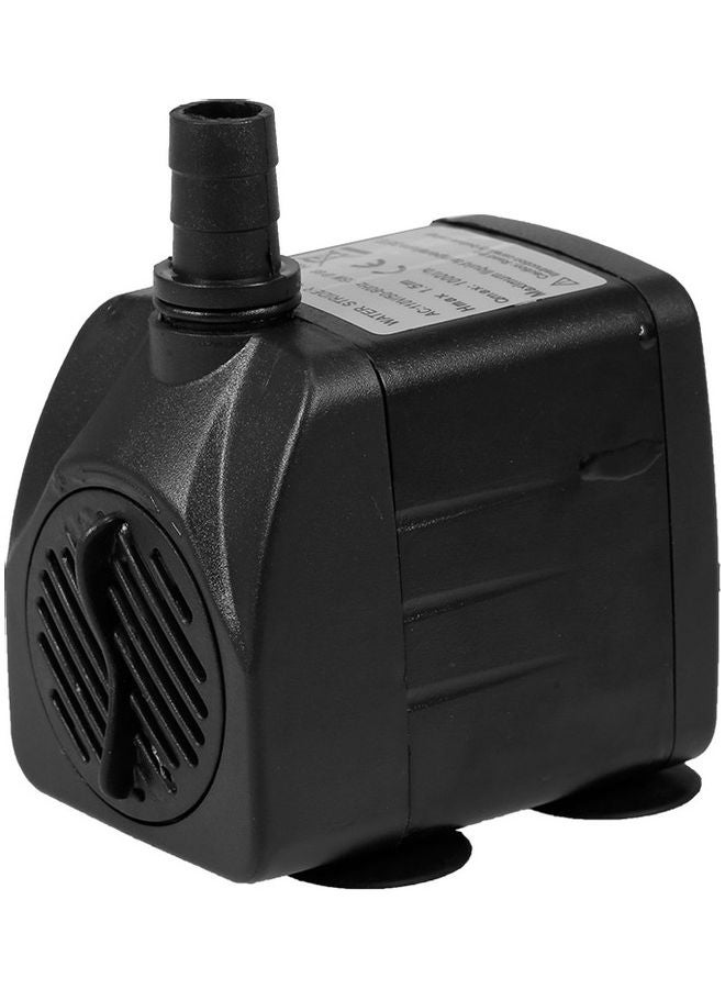 Generic 15W Ultra-Quiet Water Aquarium Pump with Power Cord IP68 and 4 LED Light Black  - Image 4