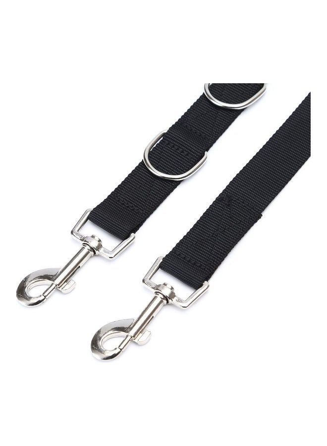 Generic Adjustable Dog Grooming Belly Strap D-ring Black/Silver  - Image 2