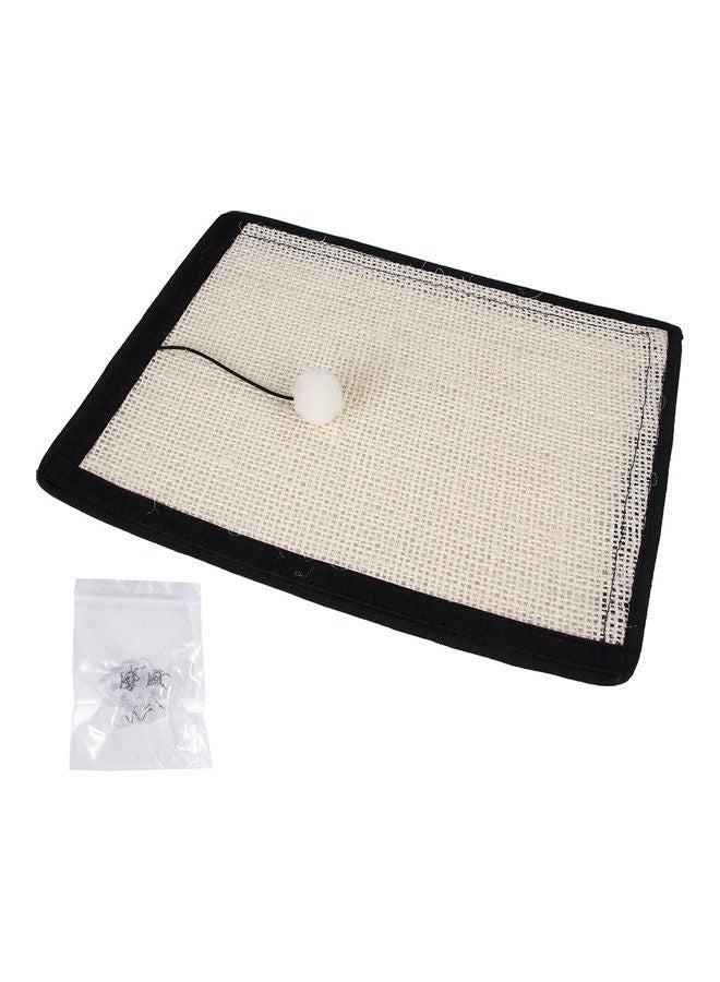 لوح للخدش يحماي الأثاث من خدوش أظافر القطط بيج / أسود - Image 1