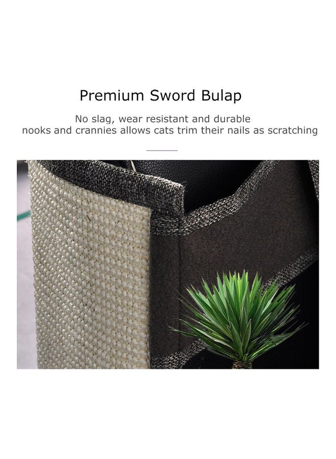 لوح للخدش يحماي الأثاث من خدوش أظافر القطط بيج / أسود - Image 4