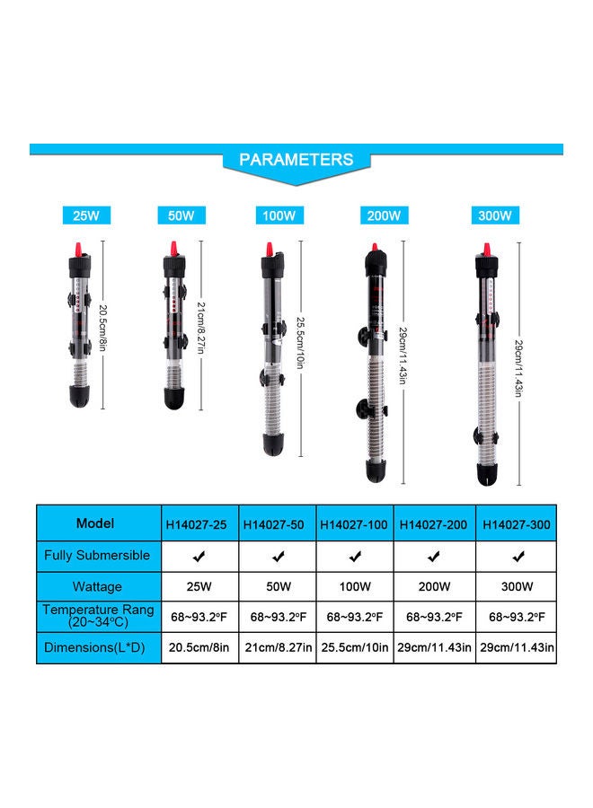 Generic Submersible Heating Rod Black/White  - Image 4