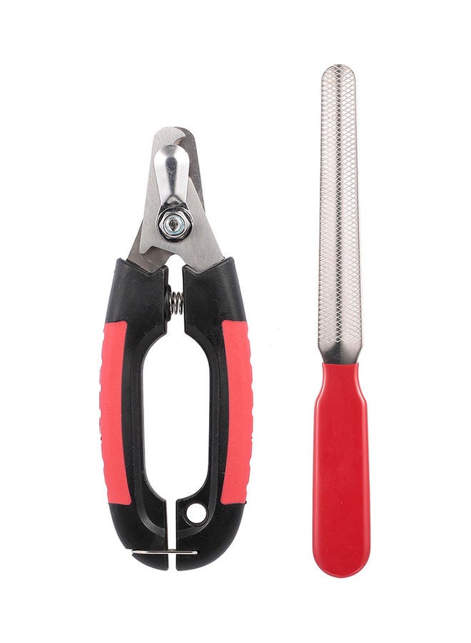 Generic Pet Dog Nail Clipper with Grooming Scissor Multicolour  - Image 1