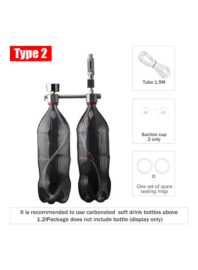 مولد ثاني أكسيد الكربون لحوض السمك. أسود - Image 1