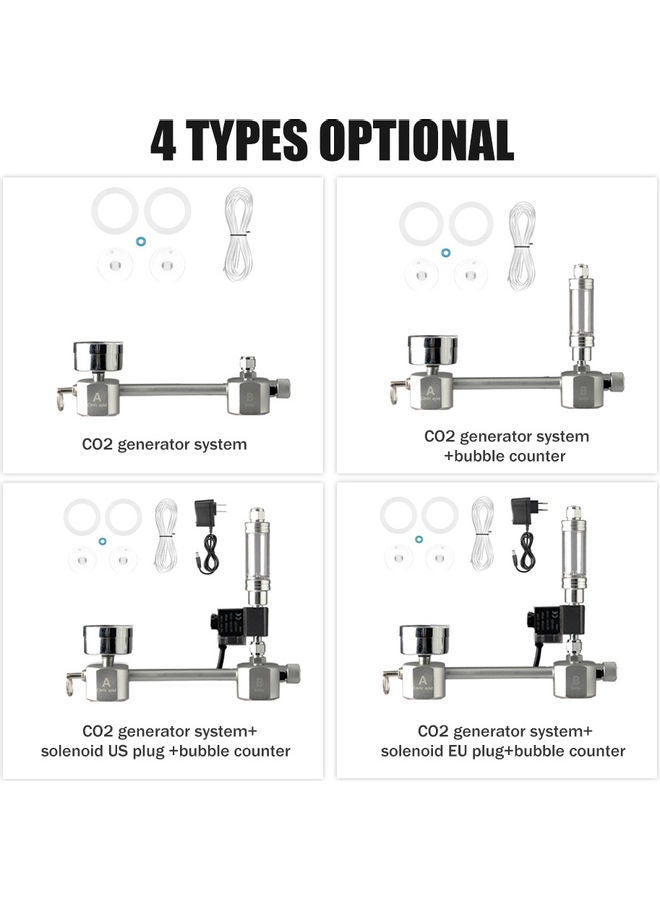 مولد ثاني أكسيد الكربون لحوض السمك. أسود - Image 2