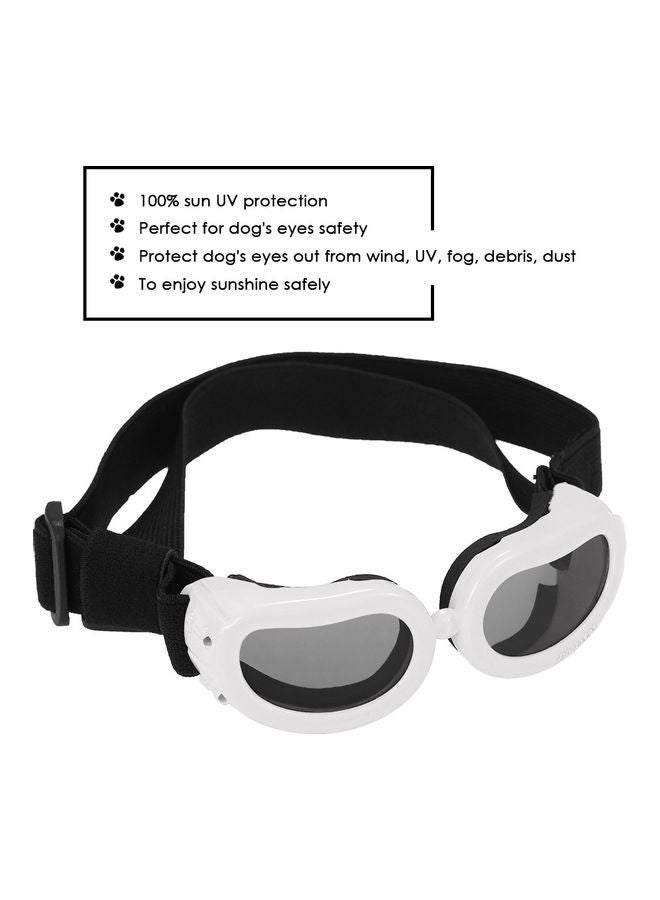 نظارة شمسية للكلاب والحيوانات الأليفة أبيض - Image 3