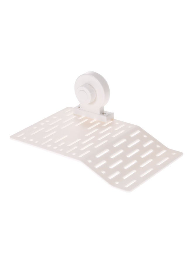 منصة مسطحة لتشميس السلاحف على حوض الماء أبيض - Image 1