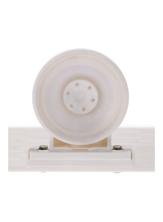 منصة مسطحة لتشميس السلاحف على حوض الماء أبيض - Image 2