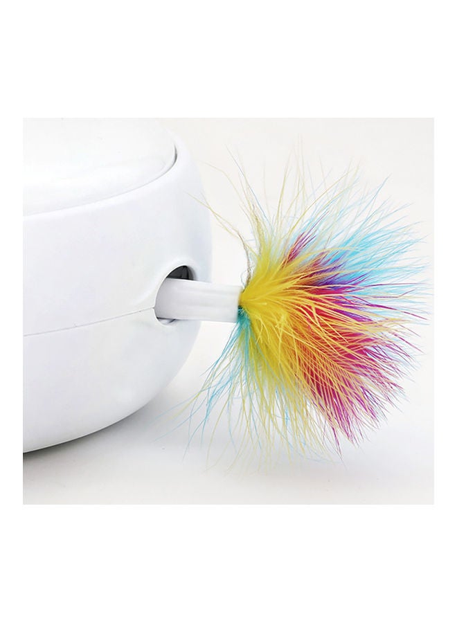 لعبة تفاعلية إلكترونية ذكية للقطط تصدر صوت أبيض - Image 3