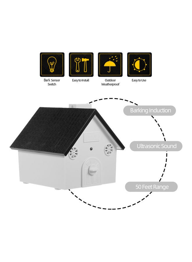 Pet Dog Outdoor Bark Control White/Black - Image 3