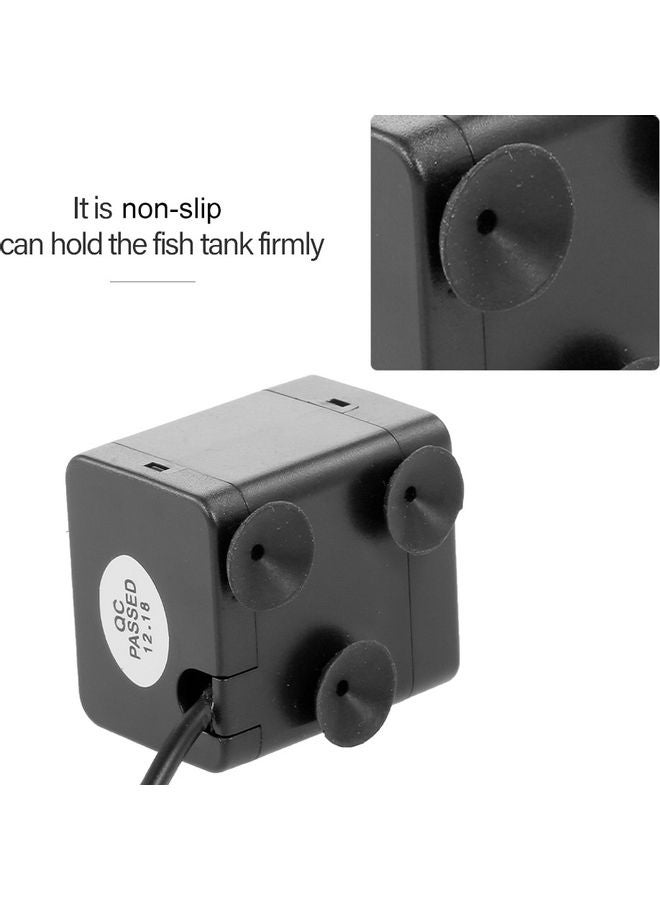 مضخة ماء صغيرة فائقة الهدوء تعمل بجهد 5 فولت ومزودة بمنفذ USB مع سلك كهربائي أسود - Image 2