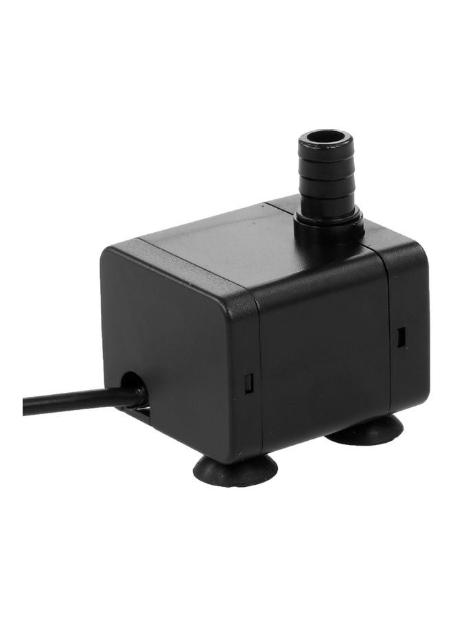 مضخة ماء صغيرة فائقة الهدوء تعمل بجهد 5 فولت ومزودة بمنفذ USB مع سلك كهربائي أسود - Image 4