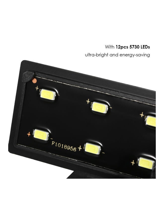 Generic Ultra-Thin Aquarium LED Light Black  - Image 3