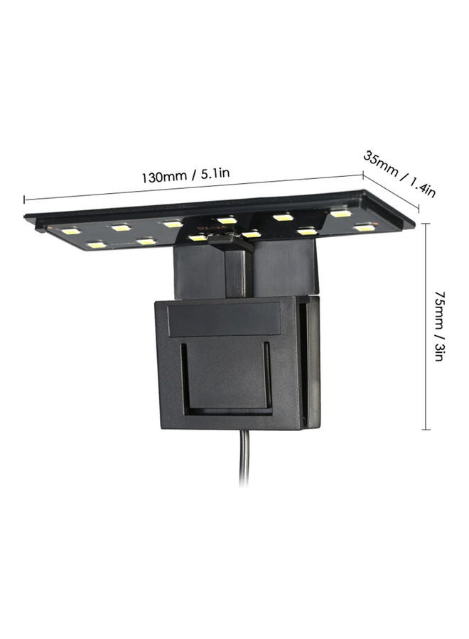 Generic Ultra-Thin Aquarium LED Light Black  - Image 4