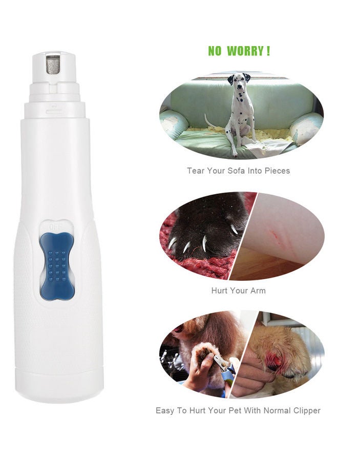 مطحنة أظافر الحيوانات الأليفة أبيض - Image 2